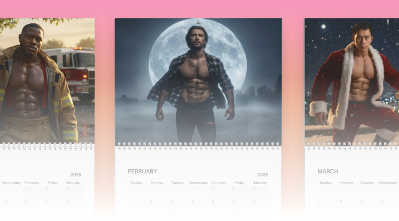 Hunk of the Month Calendar